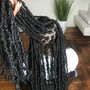 Loc updo