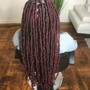 Loc updo