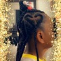 Box Braids(plats no weave added)