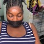 Styling Dreads With Weave (No wash Or Wash) Retwist &Styled