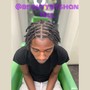 Top Dreadlocks (Shaved Sides) wash, retwist, style