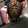 Mens Braids (Top only, cut sides)