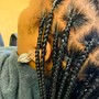 Medium Knotless Braids