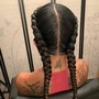 2 French Braids