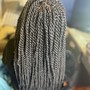 10-20 feed-in knotless Jumbo braids