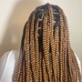 Human hair braids