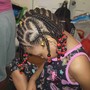 Cornrows without added hair