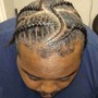 Own hair braided. Take down costs extra