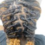 Loc Retwist-Updo