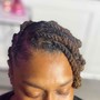 Flat Twists Updo (12 and under)