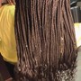 Box braids Xtra small-large