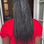 Bohemian Small Knotless Braid