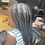 Kid Knotless Box Braids (Large, 32") (Up to Age 12 ONLY)