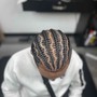 Men freestyle Stitch braids