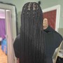 Kid's Box Braids with added hair