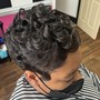 $74 Natural Hair/ Blowdry only to prep for cut/ Haircut