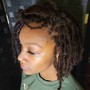 Crochet Braids w/hair (faux locs, segelese twists;18-36inch))