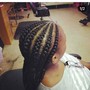 Two feed in braids