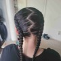 Cornrows natural hair