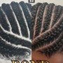 Cornrows with Knotless