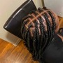 Medium Knotless Braids -Mid back length