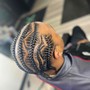 Men freestyle Stitch braids