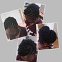 Loc Retwist, shampoo and simple style