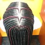 Adult Box Braids. Medium size