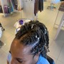 Small midback tribal braids