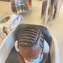 Medium  midback Box Braids