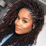 Natural Hair 2-Strand Twists (Small)