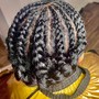 Braid Down 8-10 braids