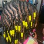 Kid's Braids with extensions