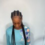 Medium braided ponytail