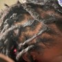 Wash  retwist and style above shoulders