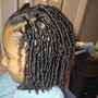 Medium Starter locs (2strand method)