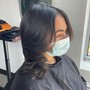 Relaxer with blow dry