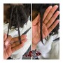 Adult & Kid Half Head Loc Retwist and Style