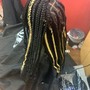 Bohemian knotless braids