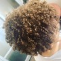 Curly cut and wet curls style