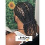 Retwist, wash/style deposit only