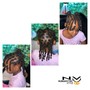 Kid's Butterfly Locs Age 6-12 deposit only