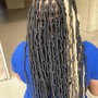 Medium Knotless  Soft  Locs