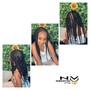 Kids box braids Age 6-12 deposit only