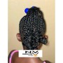 Kid's Natural hair braids Age 6-12 deposit only