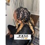 Cornrows or Stitch braids deposit only