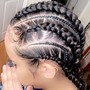 Wig braid down