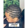 Kid's Natural hair braids Age 6-12 deposit only