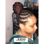 Braid up ponytail stitch or regular deposit only