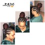 Braid up ponytail stitch or regular deposit only